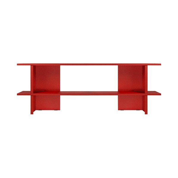 Raudonos spalvos iš metalo pastatoma lentyna 160x57x37 cm Hes – noo.ma-image-2