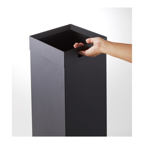 Šiukšliadėžė š metalo juodos spalvos 27 l Tall – YAMAZAKI-image-2
