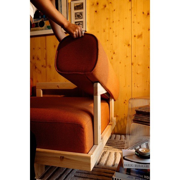 Oranžinės spalvos sofa 214 cm Stay – Karup-image-4