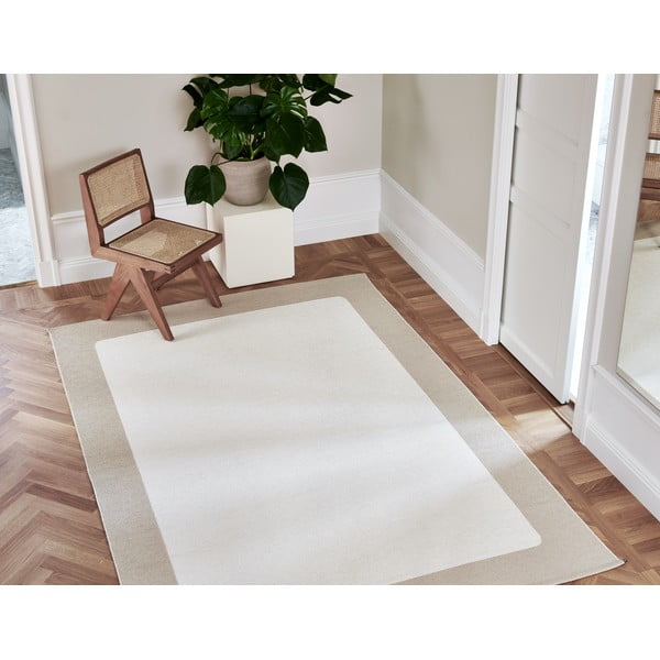 Smėlio spalvos/kreminės spalvos lauko kilimas 70x240 cm Ilda Beige – Pappelina-image-1