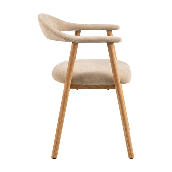 Valgomojo kėdės smėlio spalvos/natūralios spalvos 2 vnt. Addi – Actona-image-4