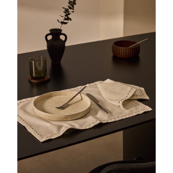 Iš tekstilės servetėlės 2 vnt. 35x35 cm Olim – Kave Home-image-3