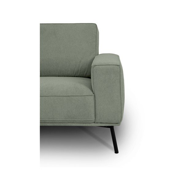 Žalios spalvos kampinė sofa iš šenilinio audinio (su kairiuoju kampu/„L“ formos) Amsterdam – Scandic-image-4