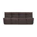Rudos spalvos sofa iš velveto 204 cm Cluster – vtwonen