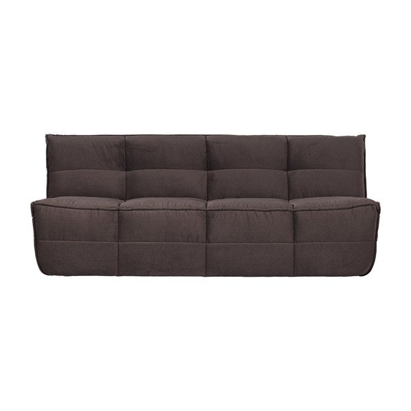 Rudos spalvos sofa iš velveto 204 cm Cluster – vtwonen