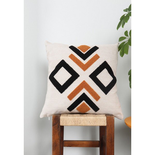 Iš lino dekoratyvinis pagalvės užvalkalas 43x43 cm Polen – Mioli Decor-image-1