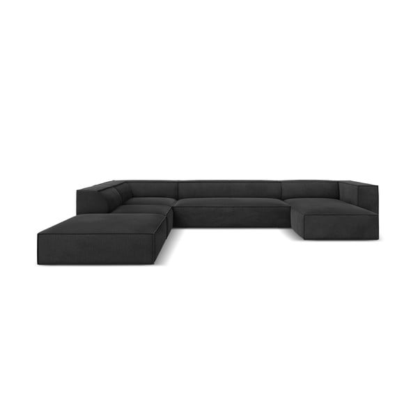 Tamsiai pilka kampinė sofa (kairysis kampas) Madame - Windsor & Co Sofas