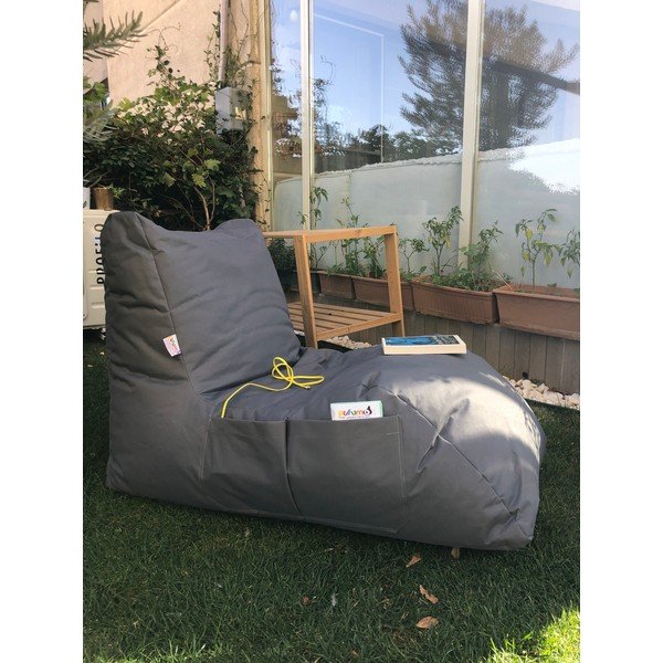 Sodo sėdmaišis pilkos spalvos Daybed – Floriane Garden-image-3