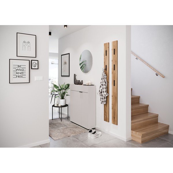 Kreminės spalvos matinis spintelė 83x99x22 cm Ameca – Germania-image-1