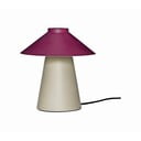 Violetinės ir smėlio spalvos metalinis stalinis šviestuvas Chipper - Hübsch