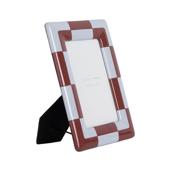 Bordo spalvos/šviesiai mėlynos spalvos iš poliesterinės dervos rėmas 16x21 cm Firenze – PT LIVING-image-1