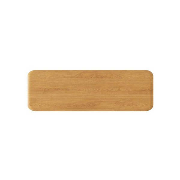 Natūralios spalvos iš ąžuolo masyvo konsolinis staliukas 40x120 cm Charlotte – Micadoni -image-4