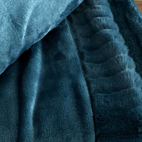 Antklodė 150x200 cm Velvet and Faux Fur - Catherine Lansfield-image-2