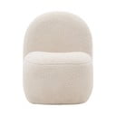 Baltos spalvos iš boucle vaikiškas krėslas Bucky – Kave Home