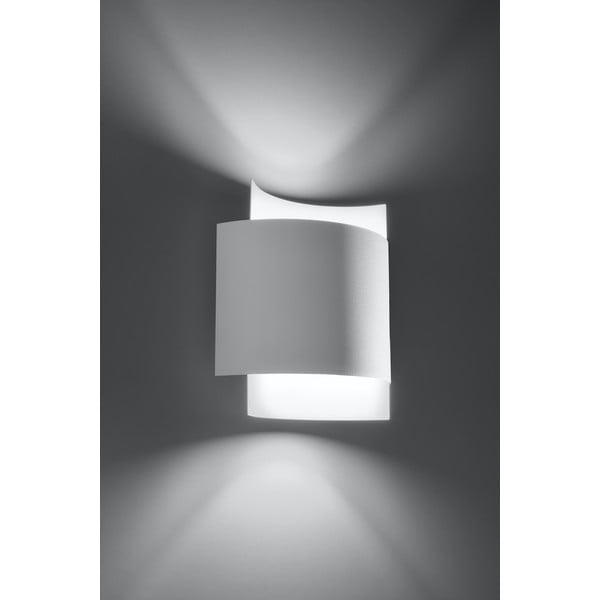 Baltas sieninis šviestuvas Sollux Forgmi-image-1