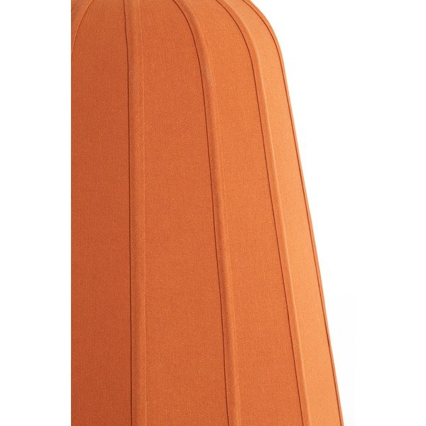 Terakotos spalvos pastatomas šviestuvas (aukštis 133 cm) su tekstiliniu gaubtu Bibury – Light & Living-image-3