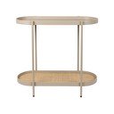 Konsolinis staliukas smėlio spalvos 39x85 cm Amaya – White Label