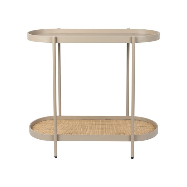 Konsolinis staliukas smėlio spalvos 39x85 cm Amaya – White Label