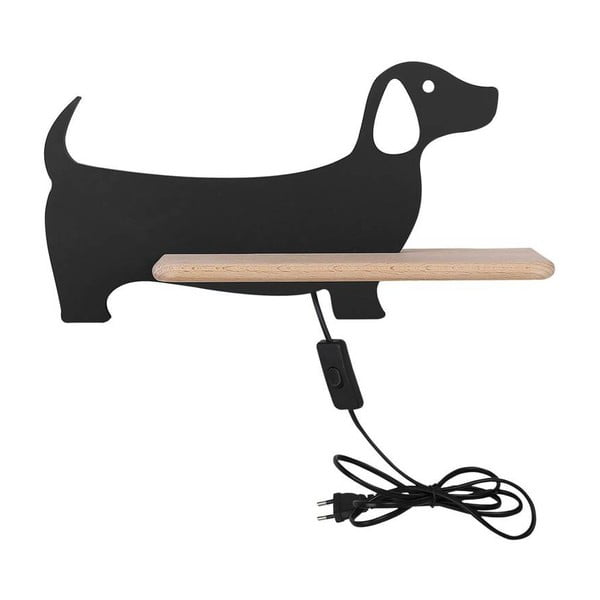 Juodas vaikiškas šviestuvas Dog - Candellux Lighting