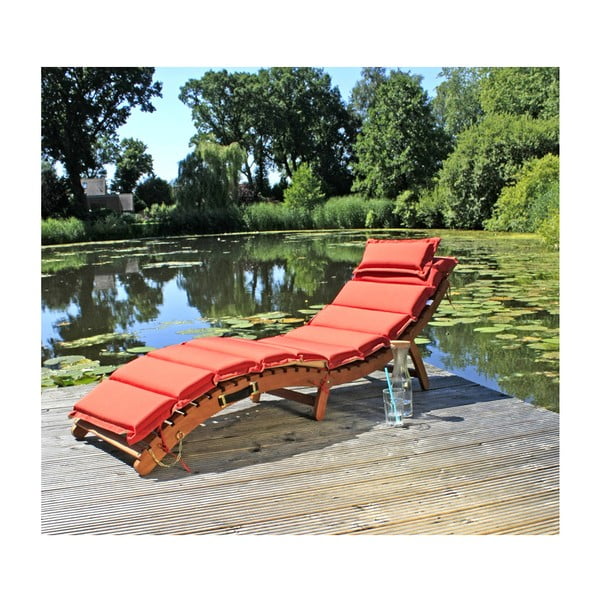 Sodo sulankstomas gultas iš eukalipto medienos su apverčiama sėdyne Garden Pleasure Nassau-image-3