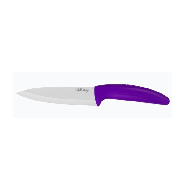 Keraminis 13 cm ilgio pjaustymo peilis, violetinės spalvos