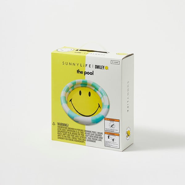 Pripučiamas baseinas Sunnylife Smiley, ø 165 cm-image-4