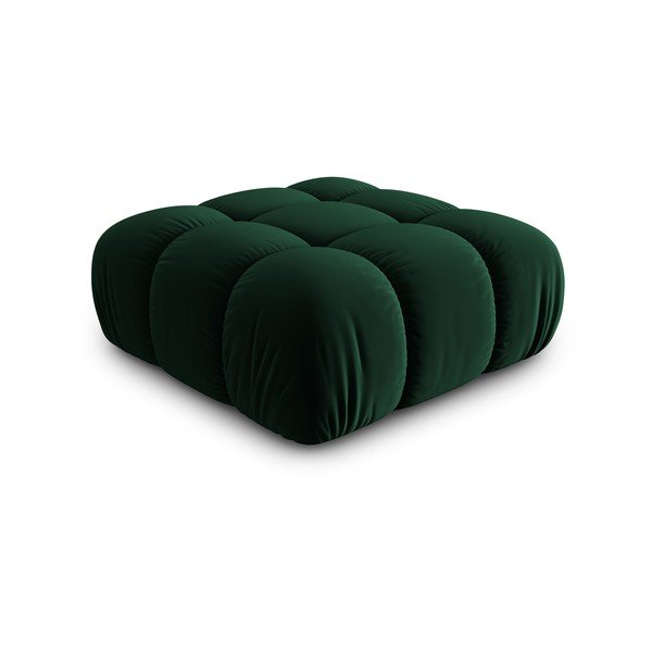 Modulinė taburetė žalios spalvos iš velveto Bellis – Micadoni Home-image-3