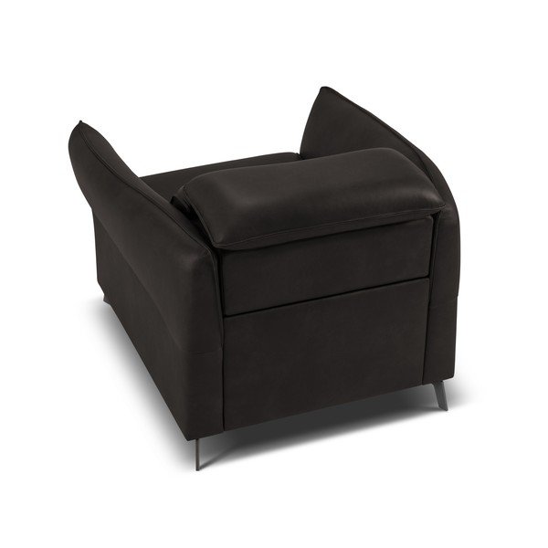 Krėslas juodos spalvos iš odos Hubble – Windsor & Co Sofas-image-3
