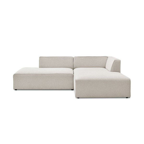 Smėlio spalvos modulinė kampinė sofa (su dešiniuoju kampu/„L“ formos) Megeve – Bobochic Paris