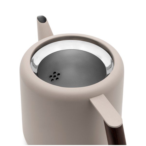 Smėlio spalvos iš nerūdijančio plieno arbatinukas 1,1 l Duet Boston – Bredemeijer-image-3