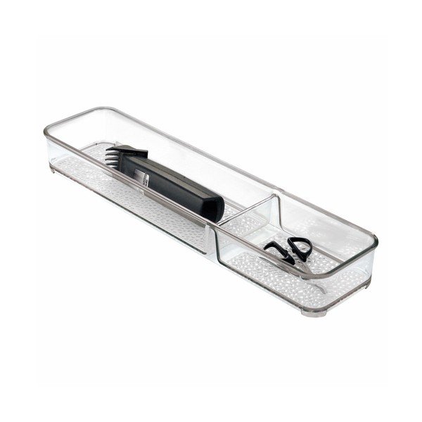 Baltas "InterDesign" lietaus organizatorius, 40,5 cm ilgio