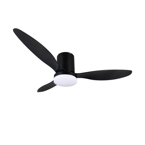 Matinės juodos spalvos lubinis šviestuvas LED ø 132 cm Göteborg – Reality