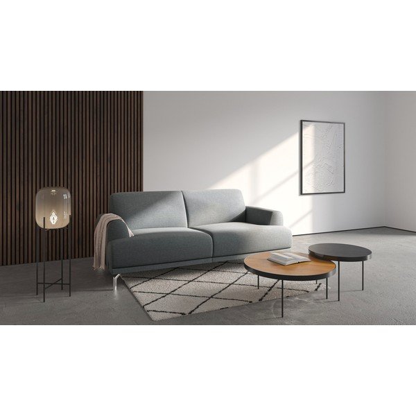 Šviesiai pilka sofa MESONICA Puzo, 170 cm-image-1