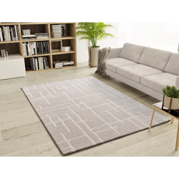 Kilimas smėlio spalvos 120x170 cm Caledonia – Universal-image-2