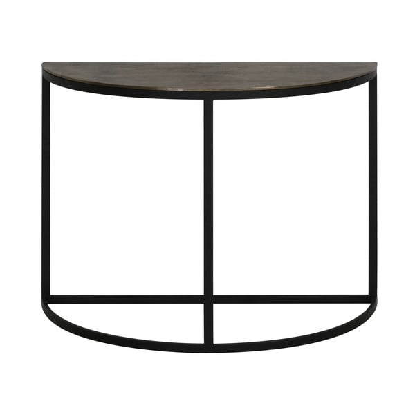 Iš metalo konsolinis staliukas bronzinės spalvos 42x100 cm Peto – Light & Living