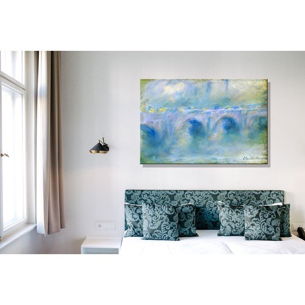 Claude Monet reprodukcija Le Pont de Waterloo, 90 x 60 cm-image-1