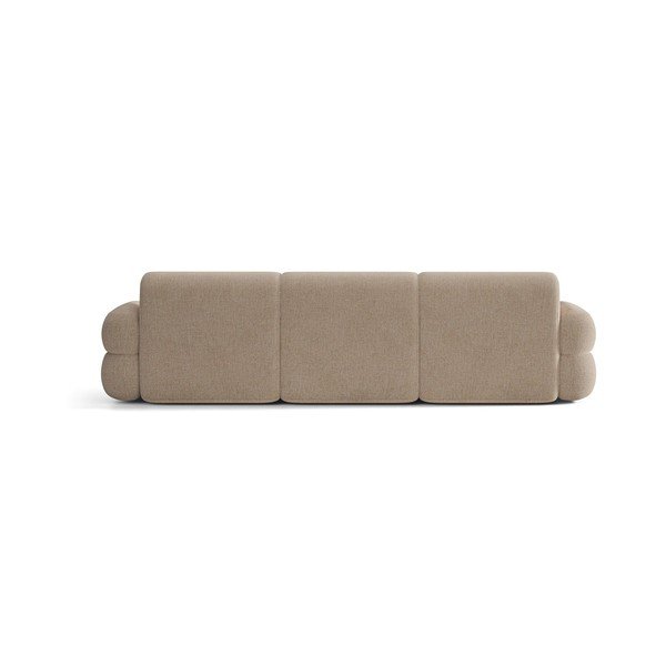 Smėlio spalvos sofa iš šenilinio audinio 305 cm Neo – Micadoni -image-3
