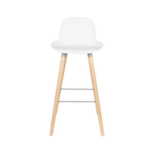 2 baltų baro kėdžių rinkinys Zuiver Albert Kuip, sėdynės aukštis 75 cm-image-3