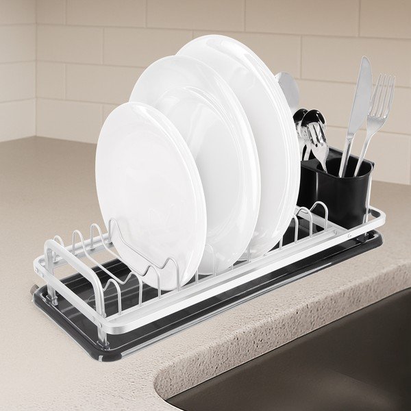 Juodos ir baltos spalvos iš metalo kiaurasamtis 41,5x17 cm Deluxe – Orion-image-1