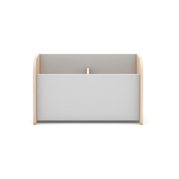 Vaikiška knygų spinta baltos spalvos 70x42 cm Esteban – Marckeric