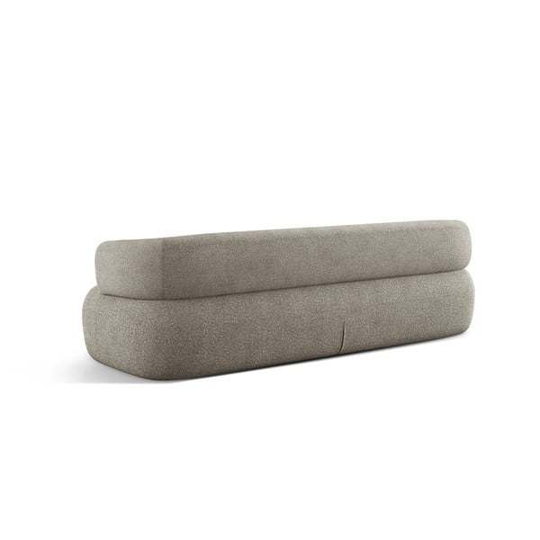 Iš boucle sofa šviesiai pilkos spalvos 226 cm Jenny – Micadoni Home-image-3