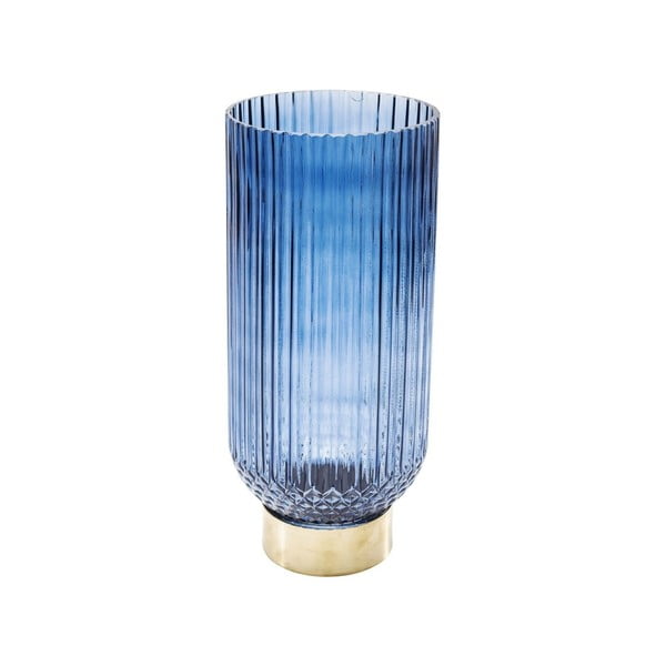 Mėlyna vaza Kare Design Barfly Blue, 34 cm