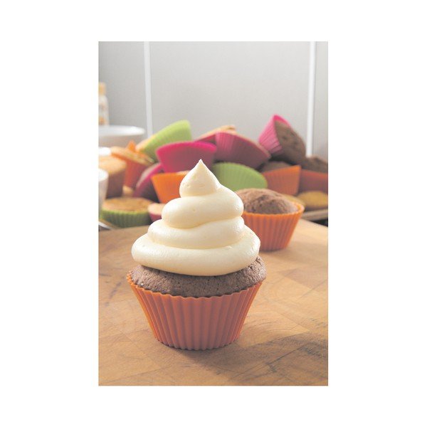 6 spalvotų silikoninių keksiukų formelių rinkinys Lékué, ⌀ 7 cm-image-3