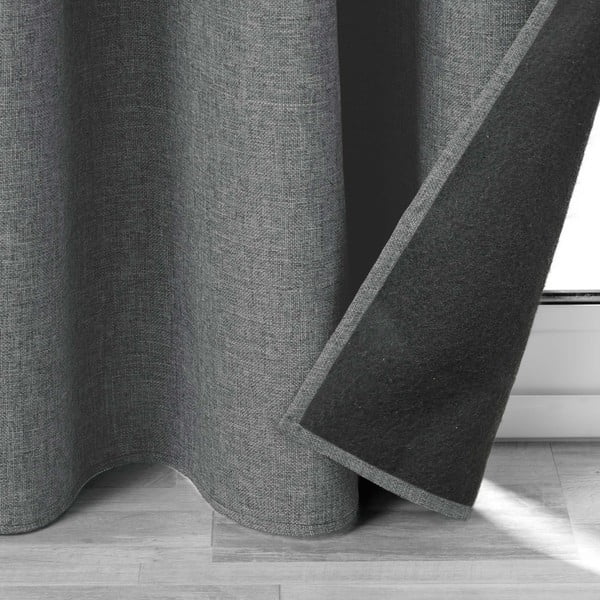 Garso izoliacija užuolaida antracito spalvos 140x260 cm Jupiter – douceur d'intérieur-image-3