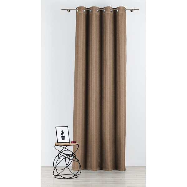 Užuolaida rudos spalvos 140x260 cm Avalon – Mendola Fabrics-image-2