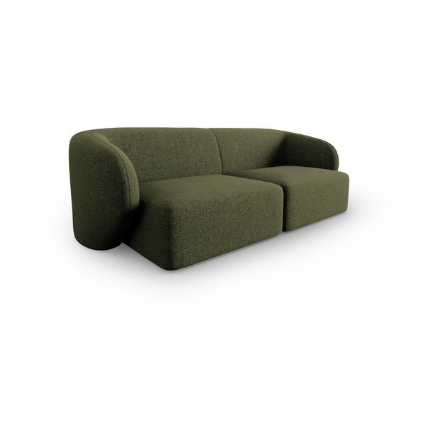 Žalios spalvos iš šenilinio audinio sofa 188 cm Paolo – Milo Casa-image-2
