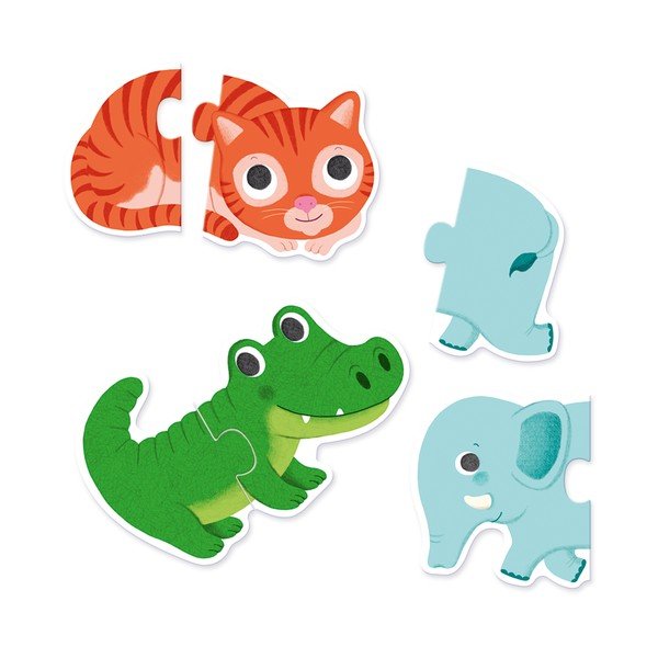 Dėlionė vaikams Djeco Duo Animals-image-2