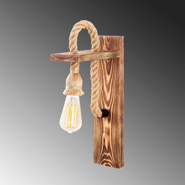Natūralios spalvos sieninė lempa Erebos – Opviq lights-image-3