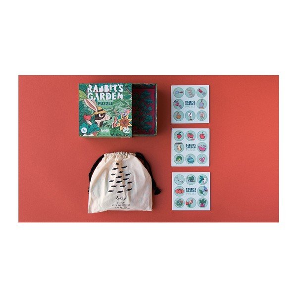 Dėlionė Puzzle Londji Králíčkova zahrádka-image-1