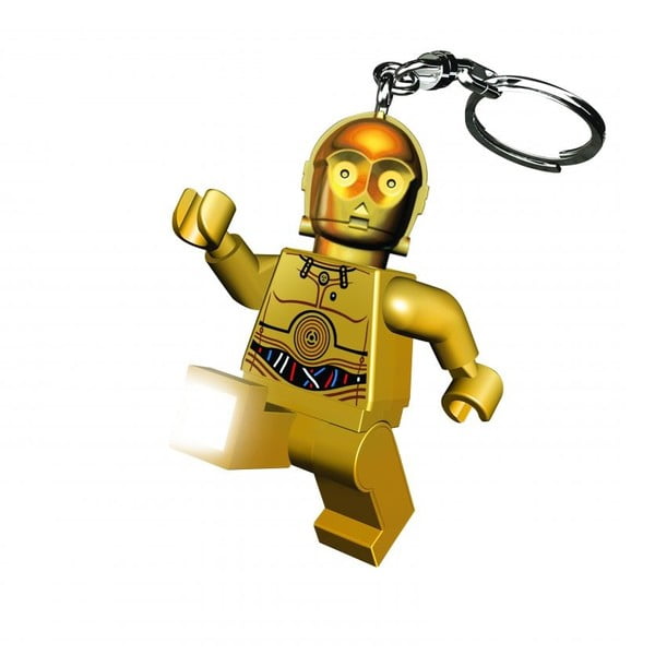 Šviečiantis raktų pakabukas LEGO® Star Wars C3PO